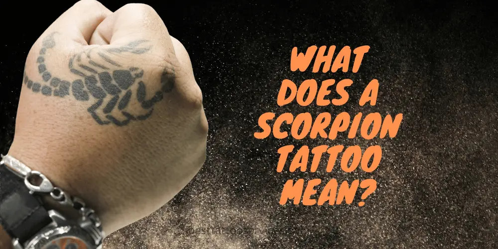 What Does a Scorpion Tattoo Mean
