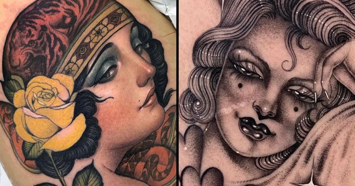 Enticing Pin-up Tattoos