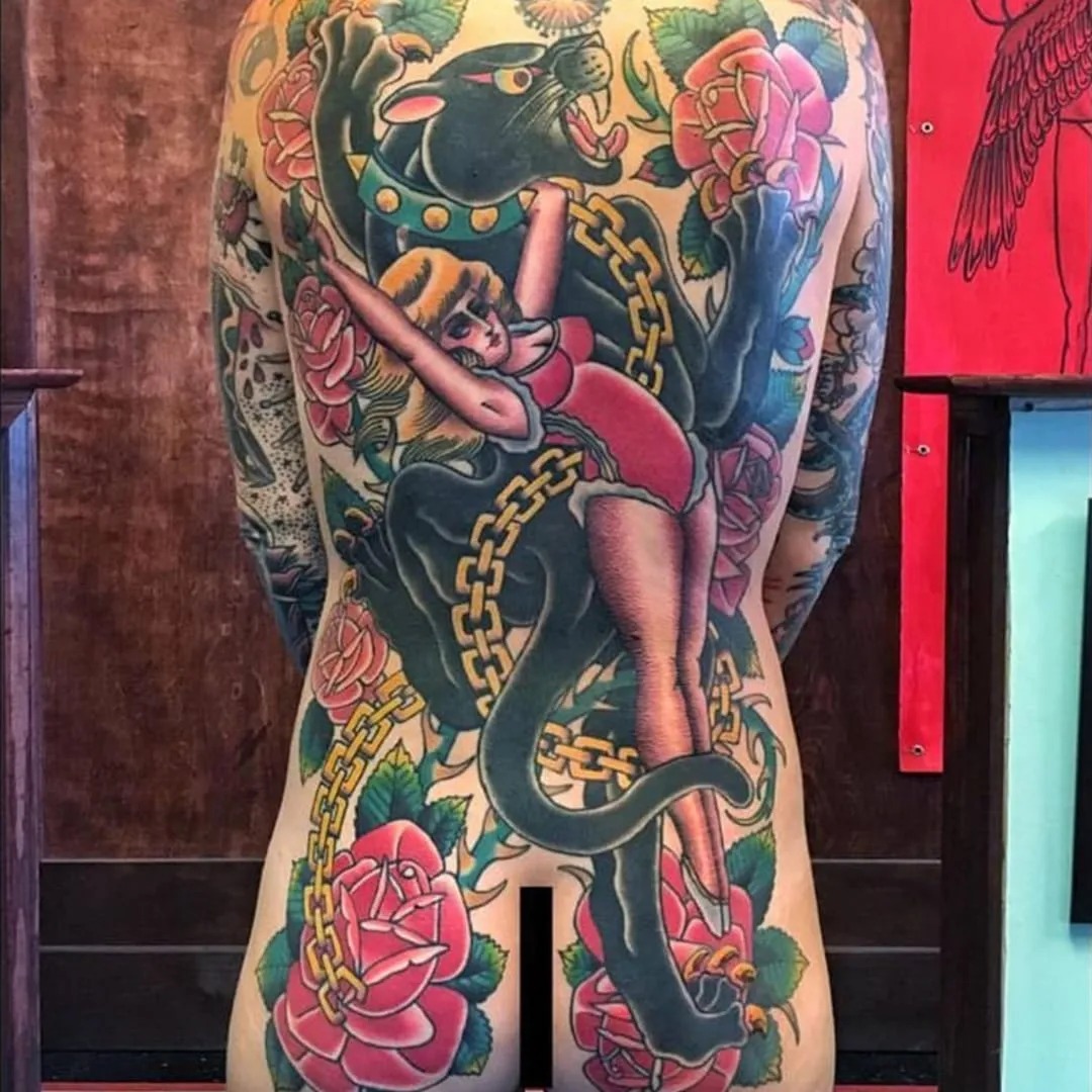 The Wild History Behind Traditional Panther Tattoos