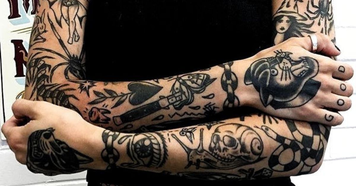 Traditional Black and Grey Tattoos