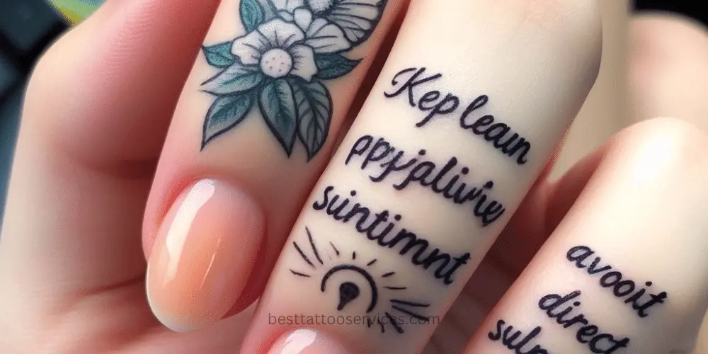 finger tattoo aftercare