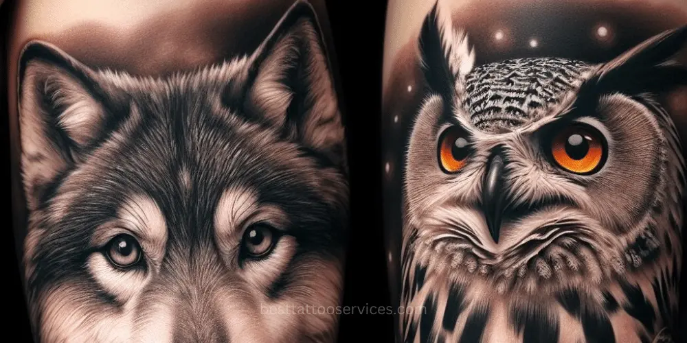 Wolf and Owl Tattoo Meanin
