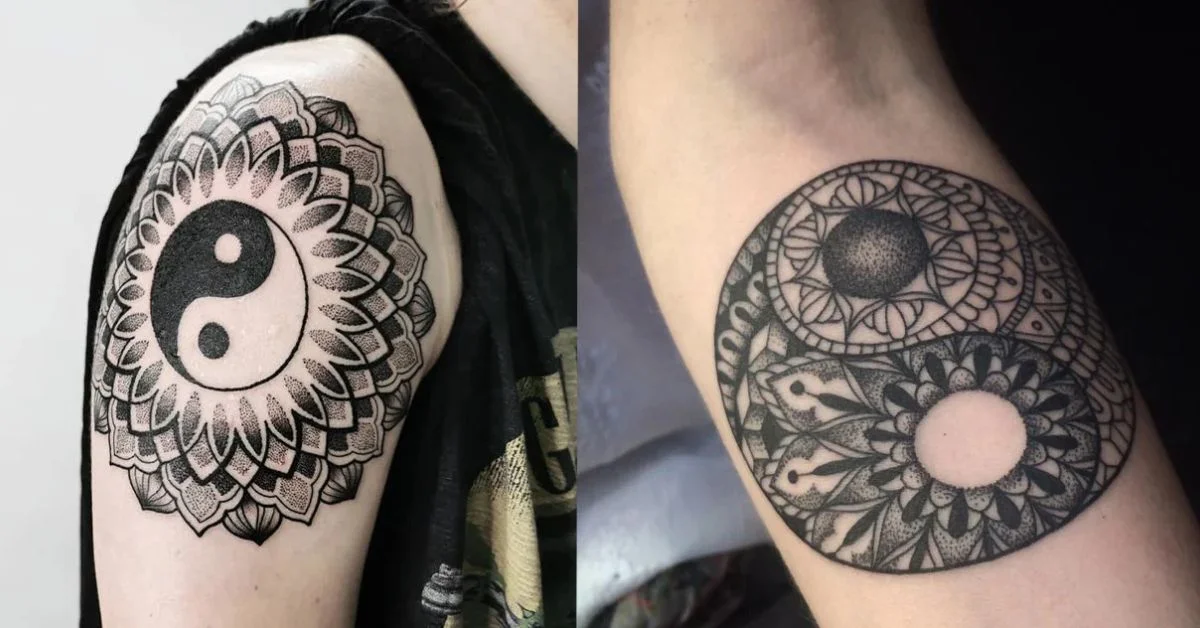 Yin Yang tattoo symbolizes
